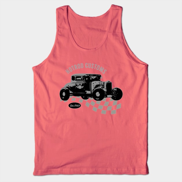 Hotrod Customs Car Tank Top by Socity Shop